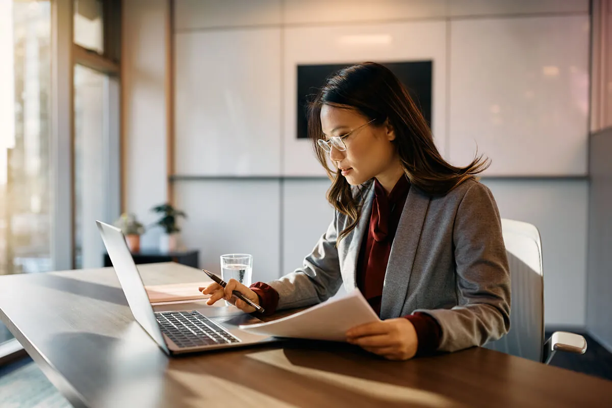 woman-reading-a-marketing-report