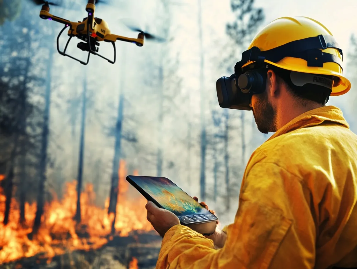 Evo XR use case — emergency response and wildfire investigation