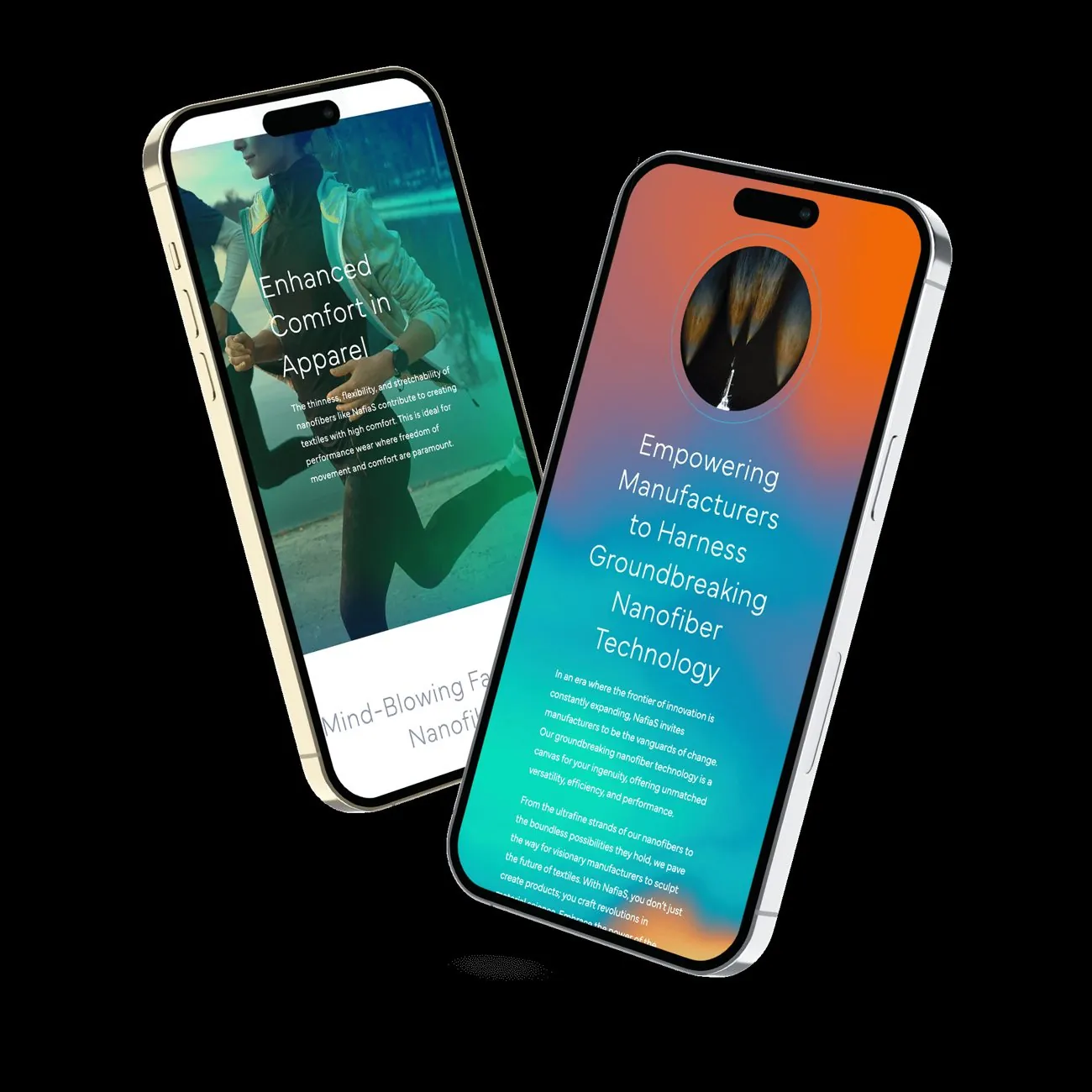 NafiaS® — mobile website view