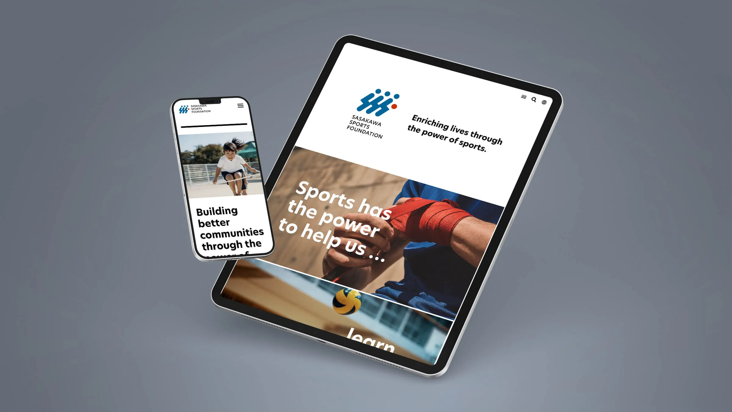 Sasakawa Sports Foundation — redesigned English website